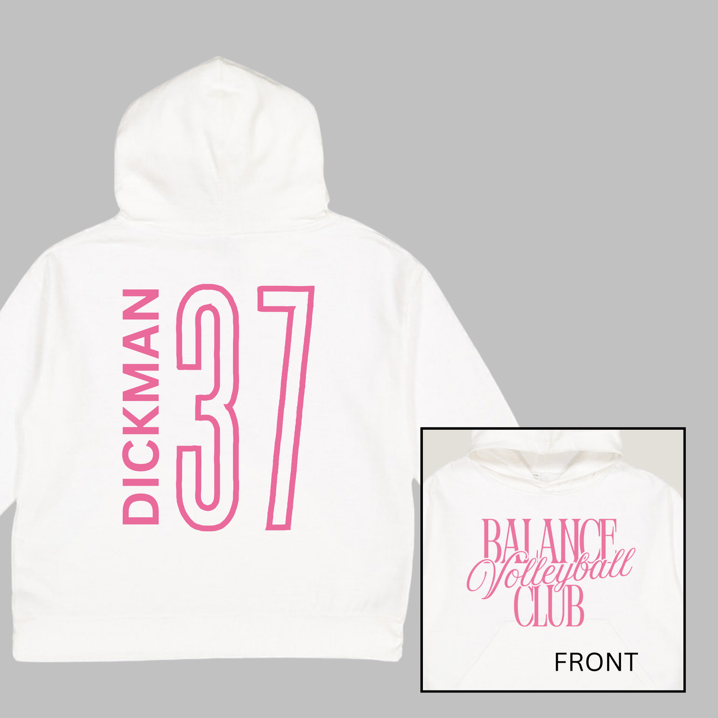 Balance Volleyball Club, Personalized | Youth Hooded Sweatshirt