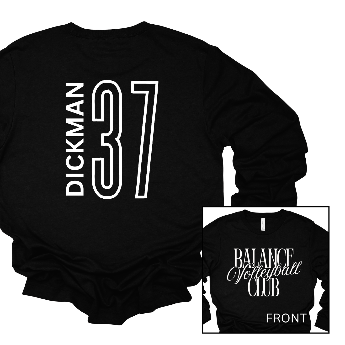 Balance Volleyball Club, Personalized | Long Sleeve Youth Tee