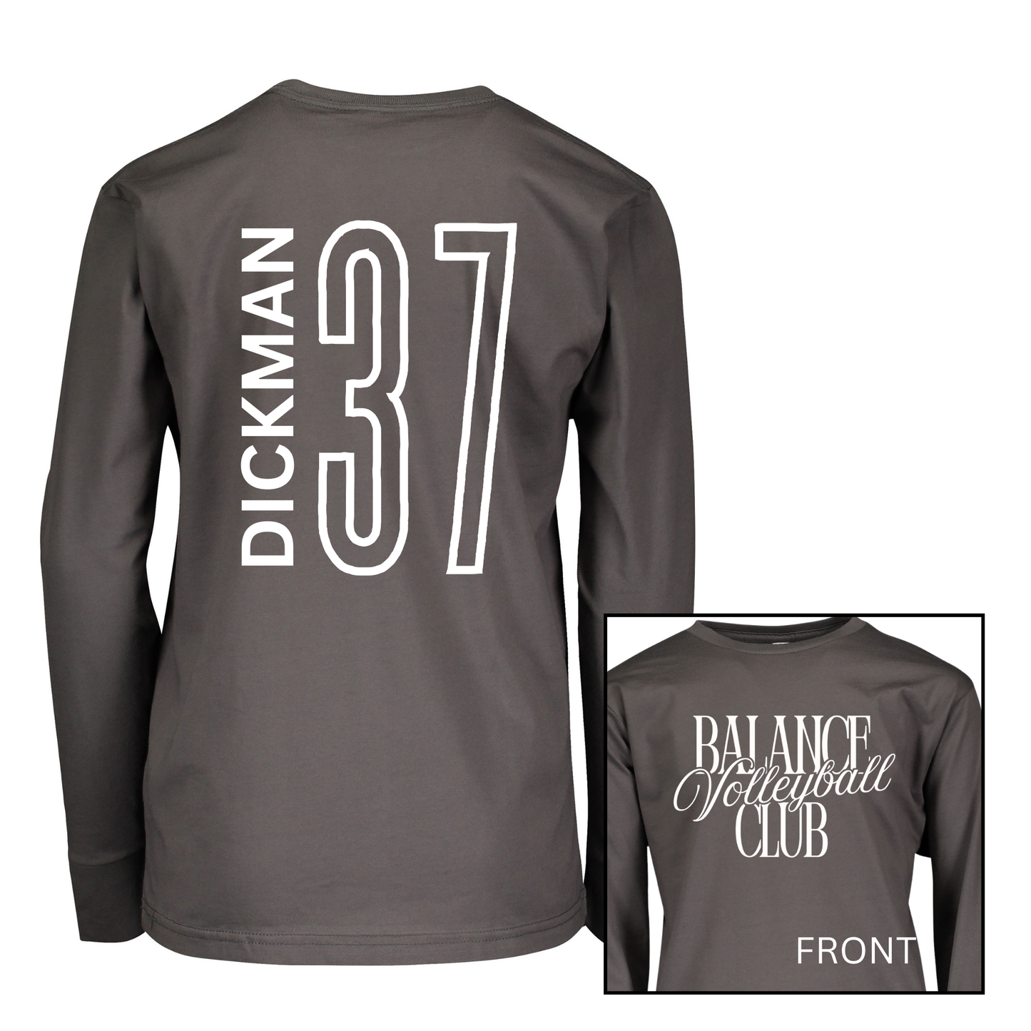 Balance Volleyball Club, Personalized | Long Sleeve Youth Tee