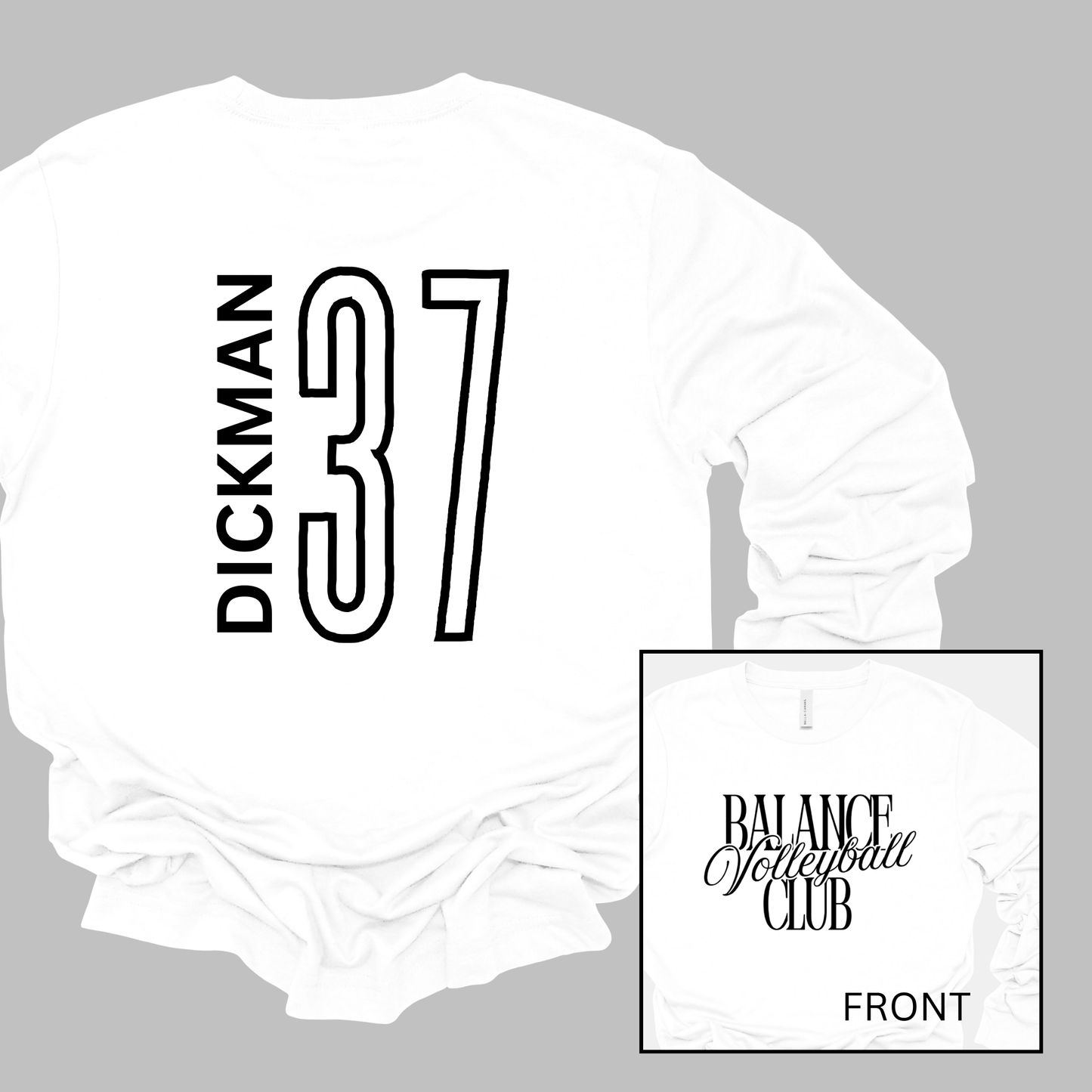 Balance Volleyball Club, Personalized | Long Sleeve Youth Tee