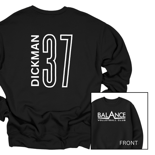 Balance Logo, Personalized | Youth Fleece Crewneck
