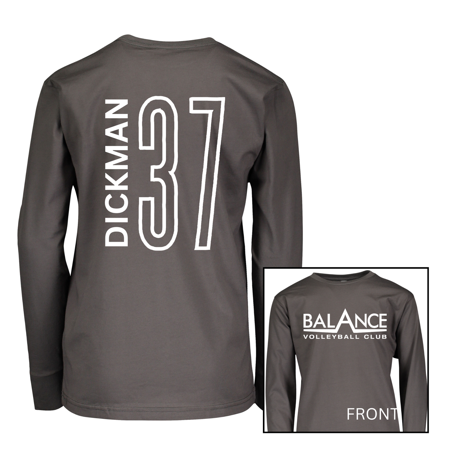 Balance Logo, Personalized | Long Sleeve Youth Tee