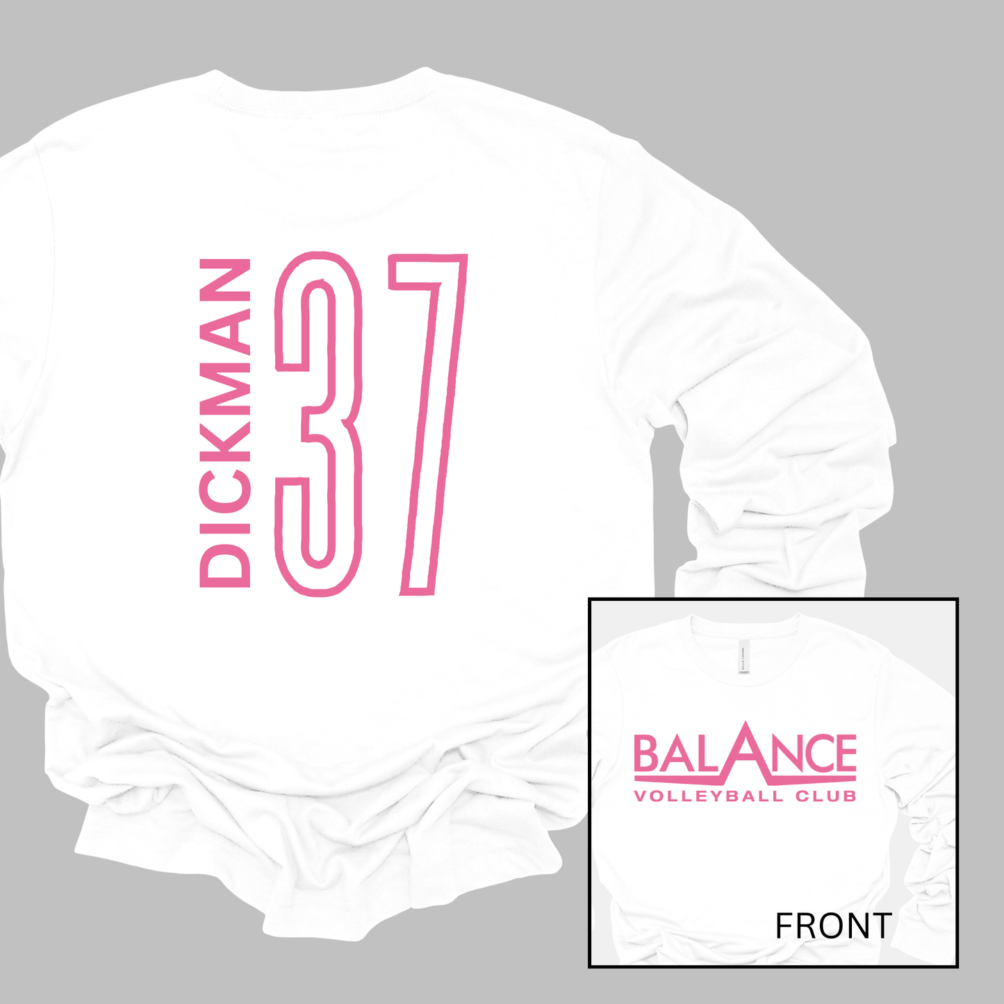 Balance Logo, Personalized | Long Sleeve Youth Tee