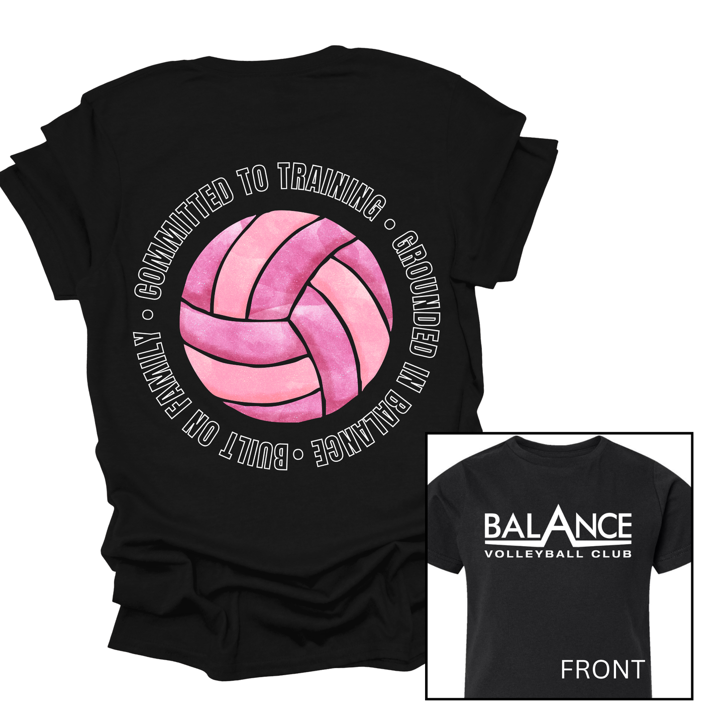 Balance Round Motto | Short Sleeve Youth Tee