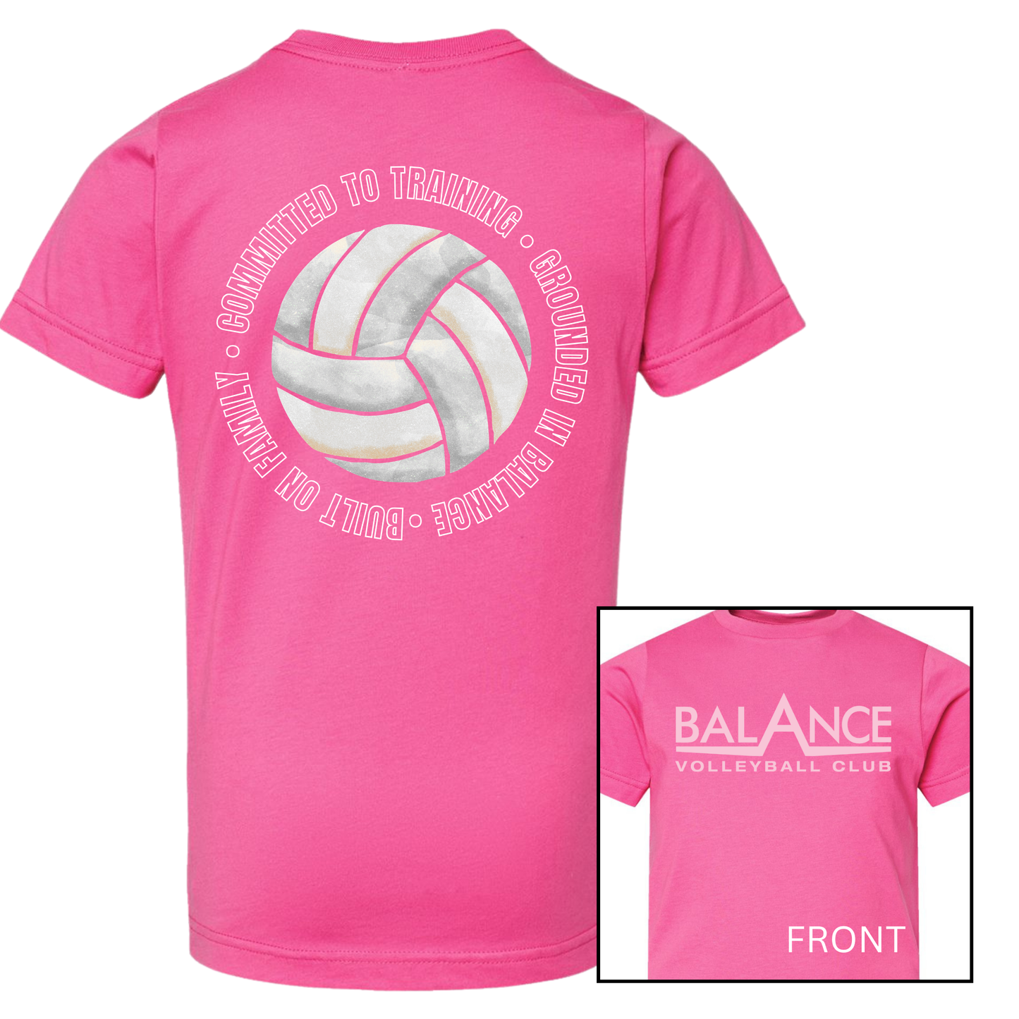 Balance Round Motto | Short Sleeve Youth Tee