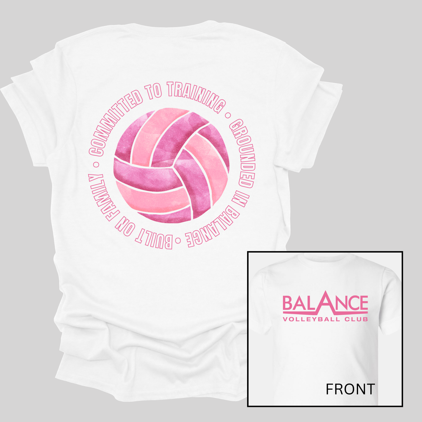 Balance Round Motto | Short Sleeve Youth Tee