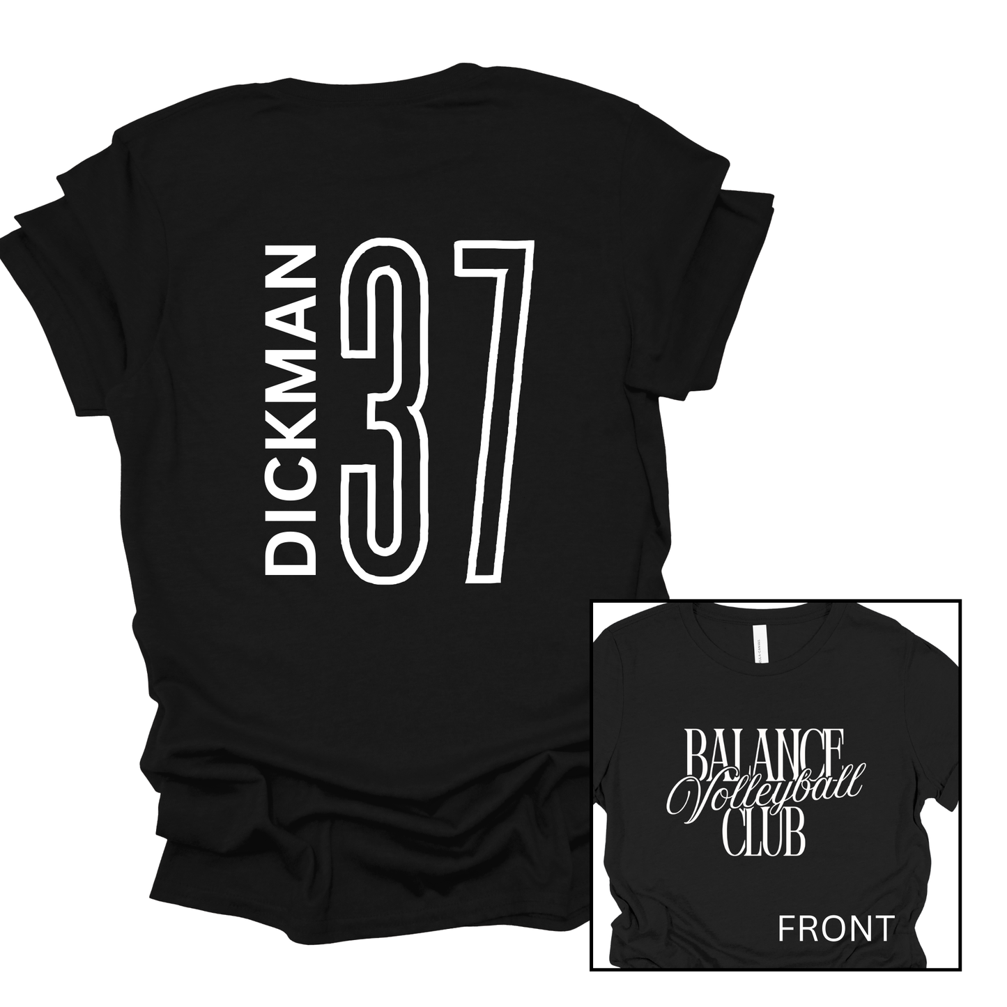 Balance Volleyball Club, Personalized | Short Sleeve Youth Tee