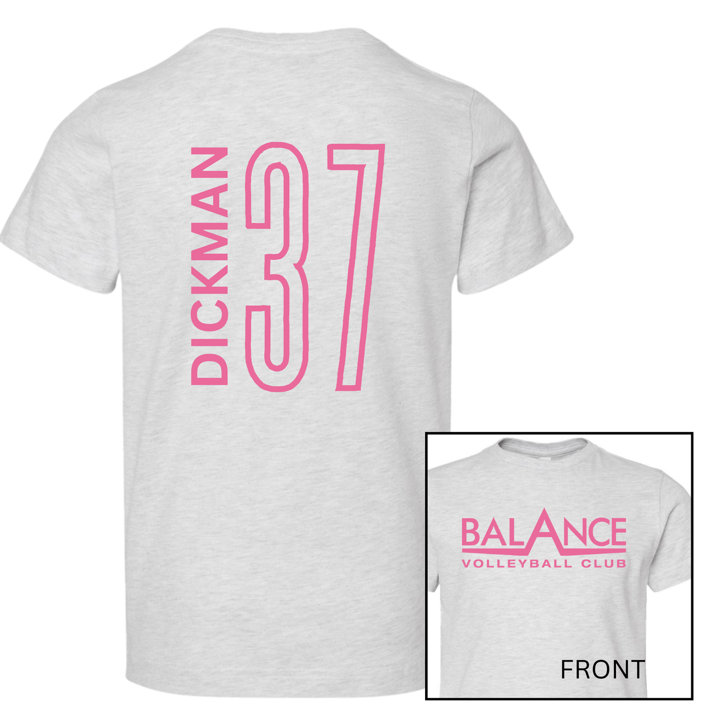 Balance Logo, Personalized | Short Sleeve Youth Tee