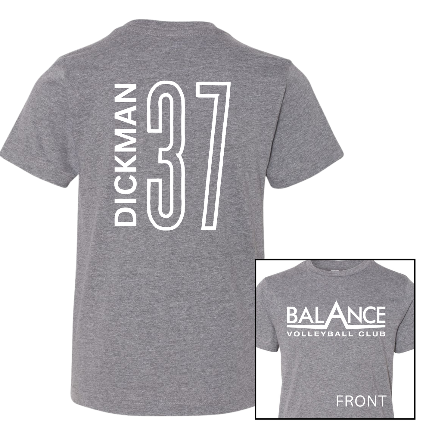 Balance Logo, Personalized | Short Sleeve Youth Tee