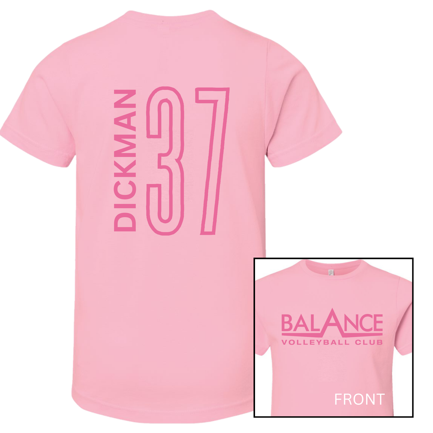 Balance Logo, Personalized | Short Sleeve Youth Tee