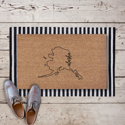 Alaska State | Custom Doormat