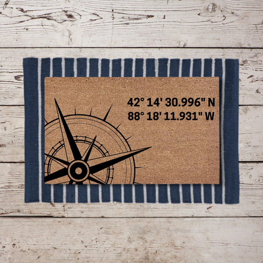 Coordinates | Custom Doormat