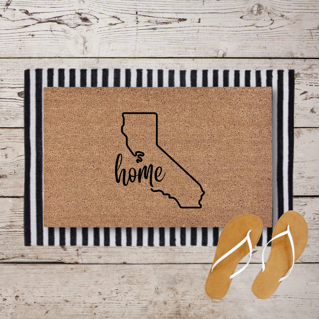 California State | Custom Doormat