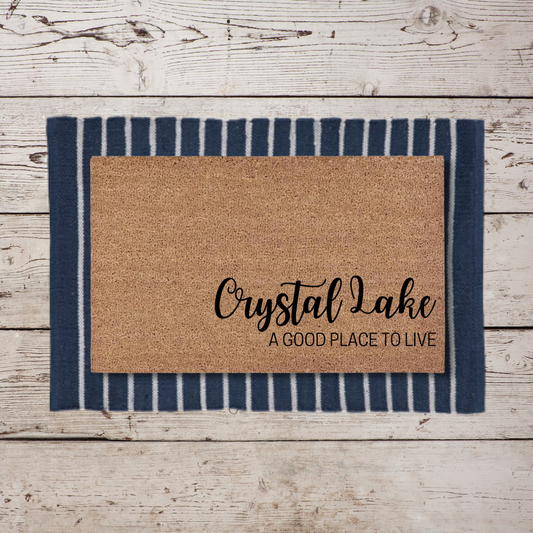Crystal Lake | Custom Doormat