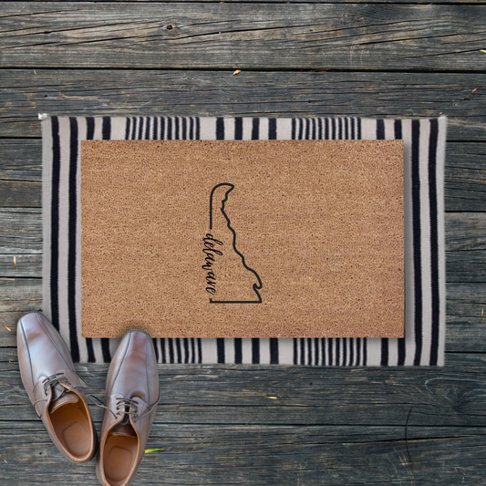 Delaware State | Custom Doormat