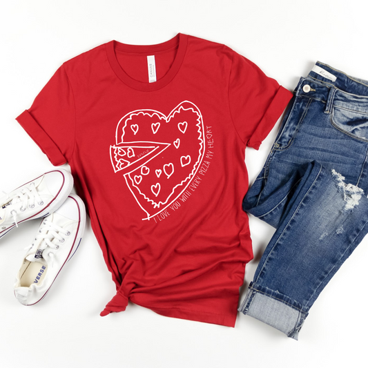 Every Little Pizza My Heart | Short Sleeve Tee