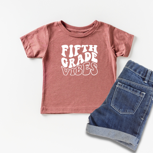 Fifth Grade Vibes | Short Sleeve Youth Tee