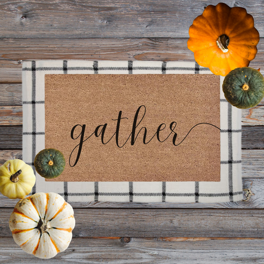 Gather | Custom Doormat | Closeout