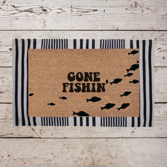 Gone Fishin' | Custom Doormat