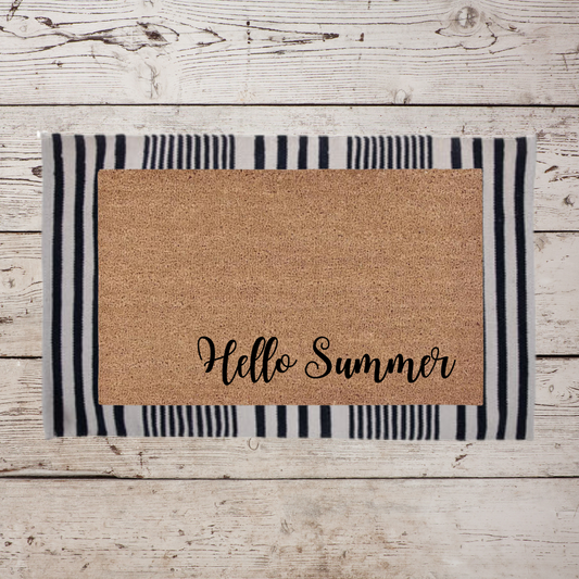 Hello Summer | Custom Doormat