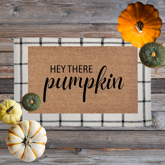 Hey There Pumpkin 2 | Custom Doormat | Closeout