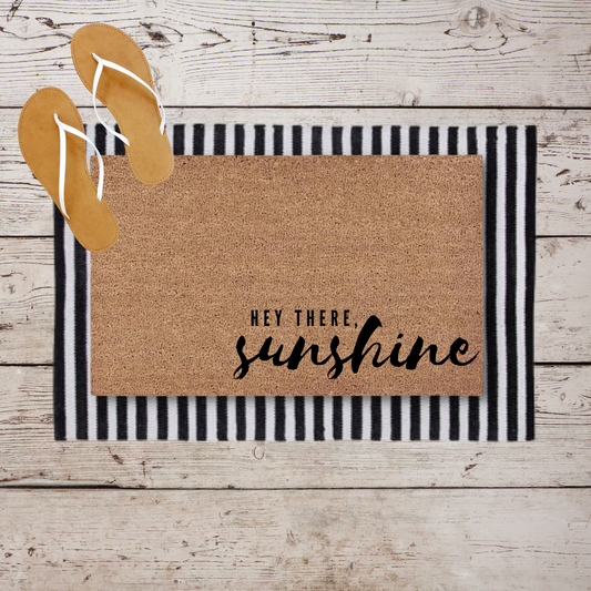 Hey there, Sunshine | Custom Doormat