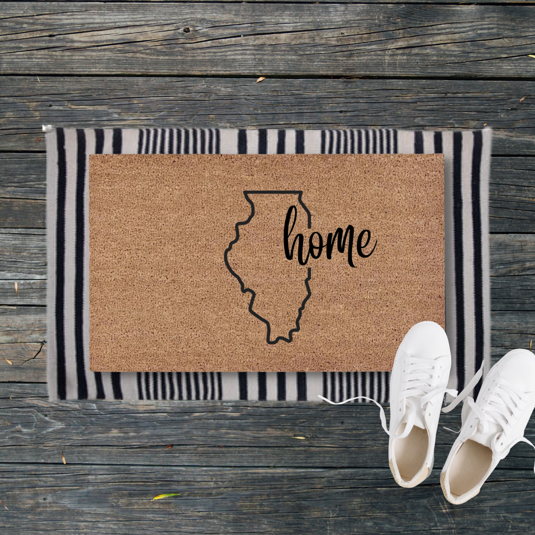 Illinois State | Custom Doormat