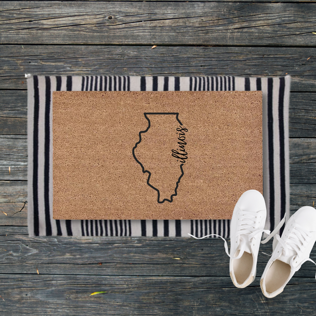 Illinois State | Custom Doormat