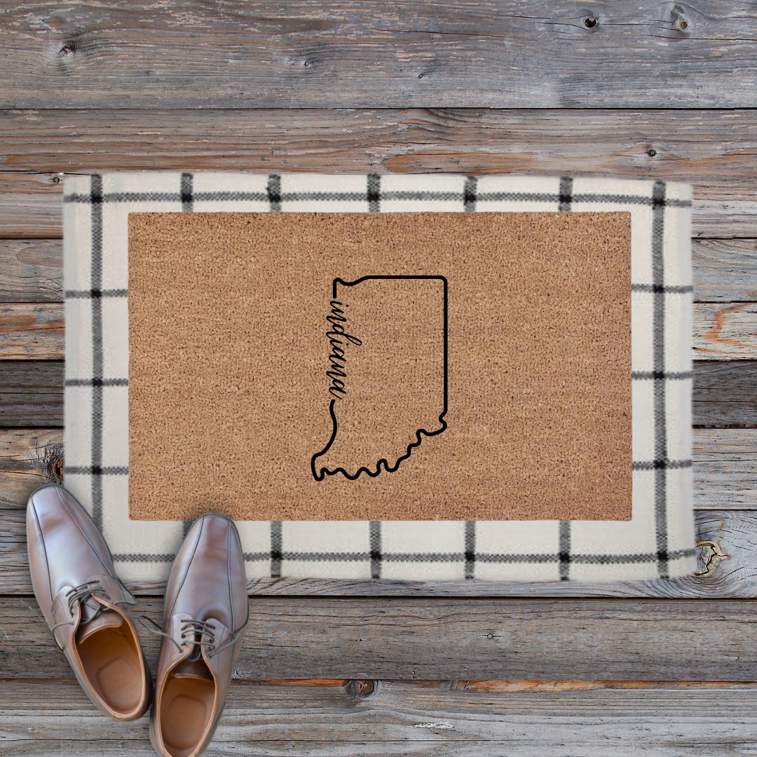 Indiana State | Custom Doormat