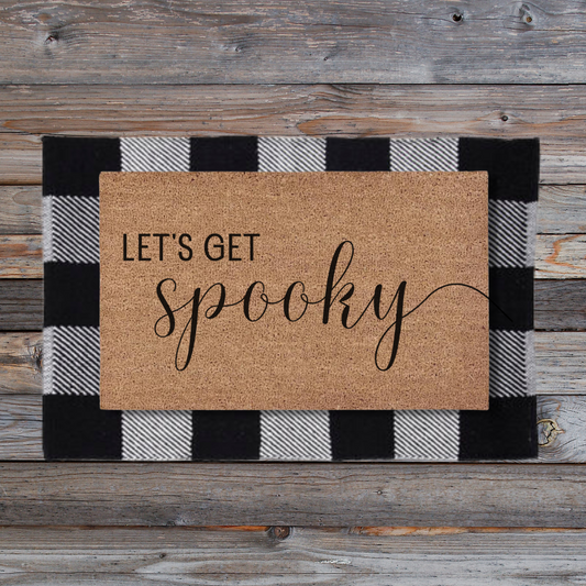 Let's Get Spooky | Custom Doormat