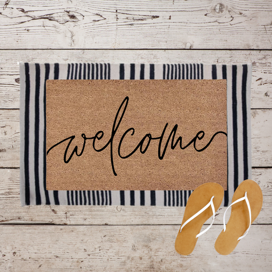 Welcome - So Fancy | Custom Doormat