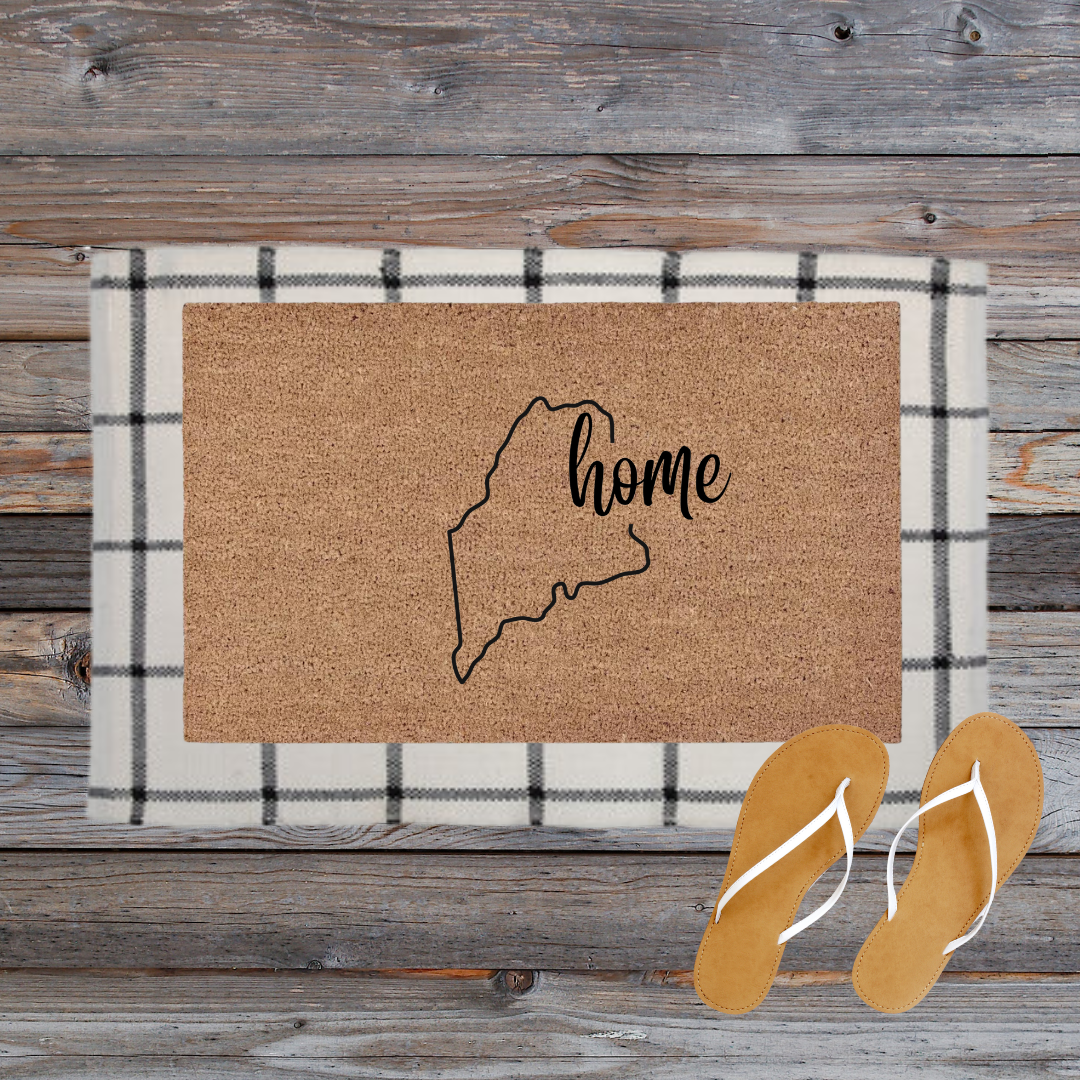 Maine State | Custom Doormat