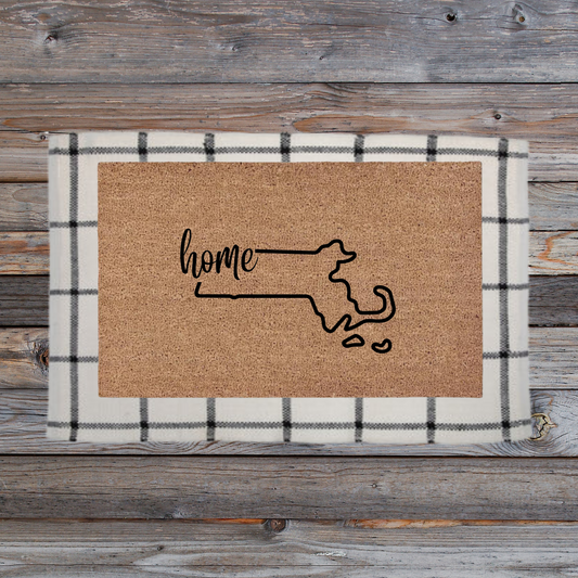Massachusetts State | Custom Doormat