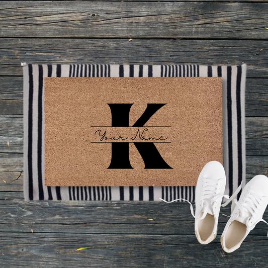 Inlander Monogram | Custom Doormat