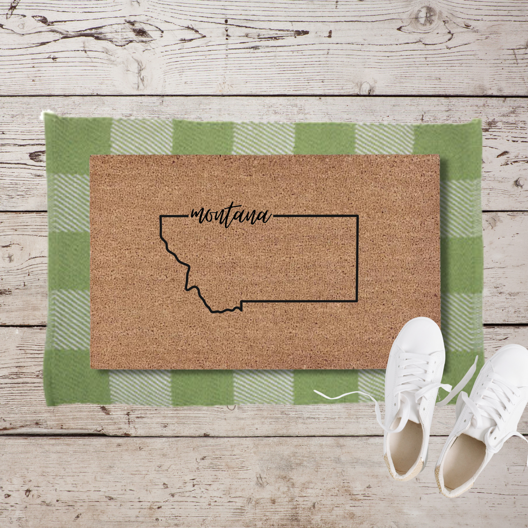 Montana State | Custom Doormat