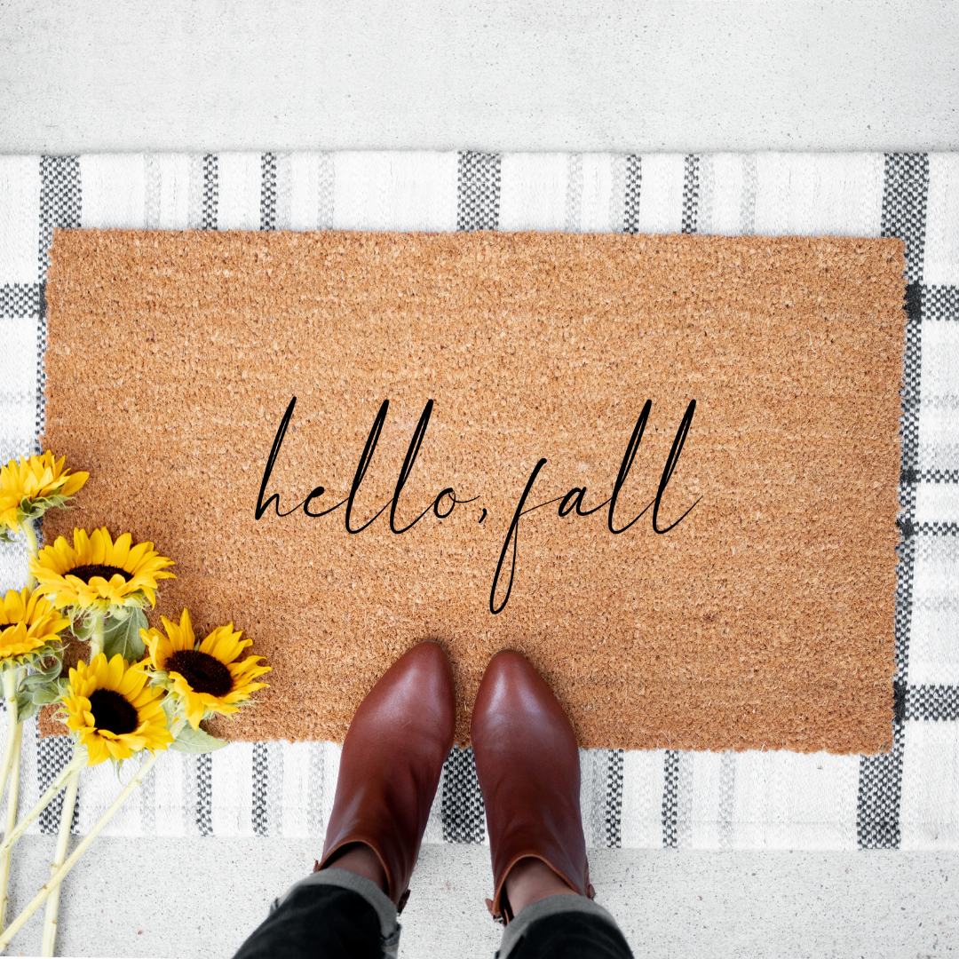 hello, fall | Custom Doormat