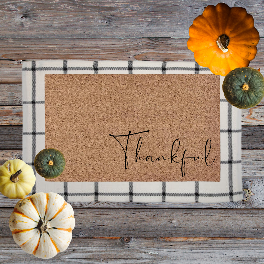 Thankful | Custom Doormat | Closeout