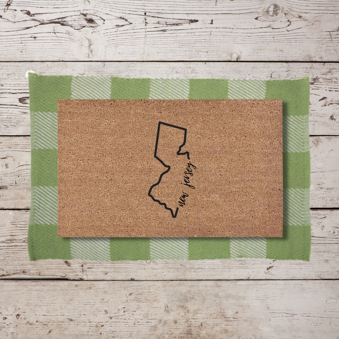 New Jersey State | Custom Doormat