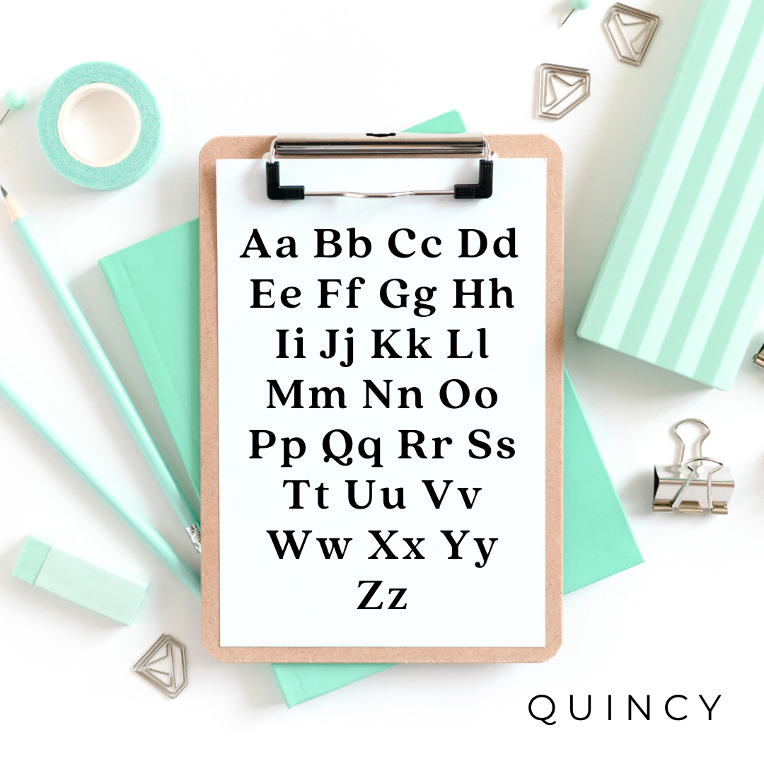 Quincy Monogram | Custom Doormat