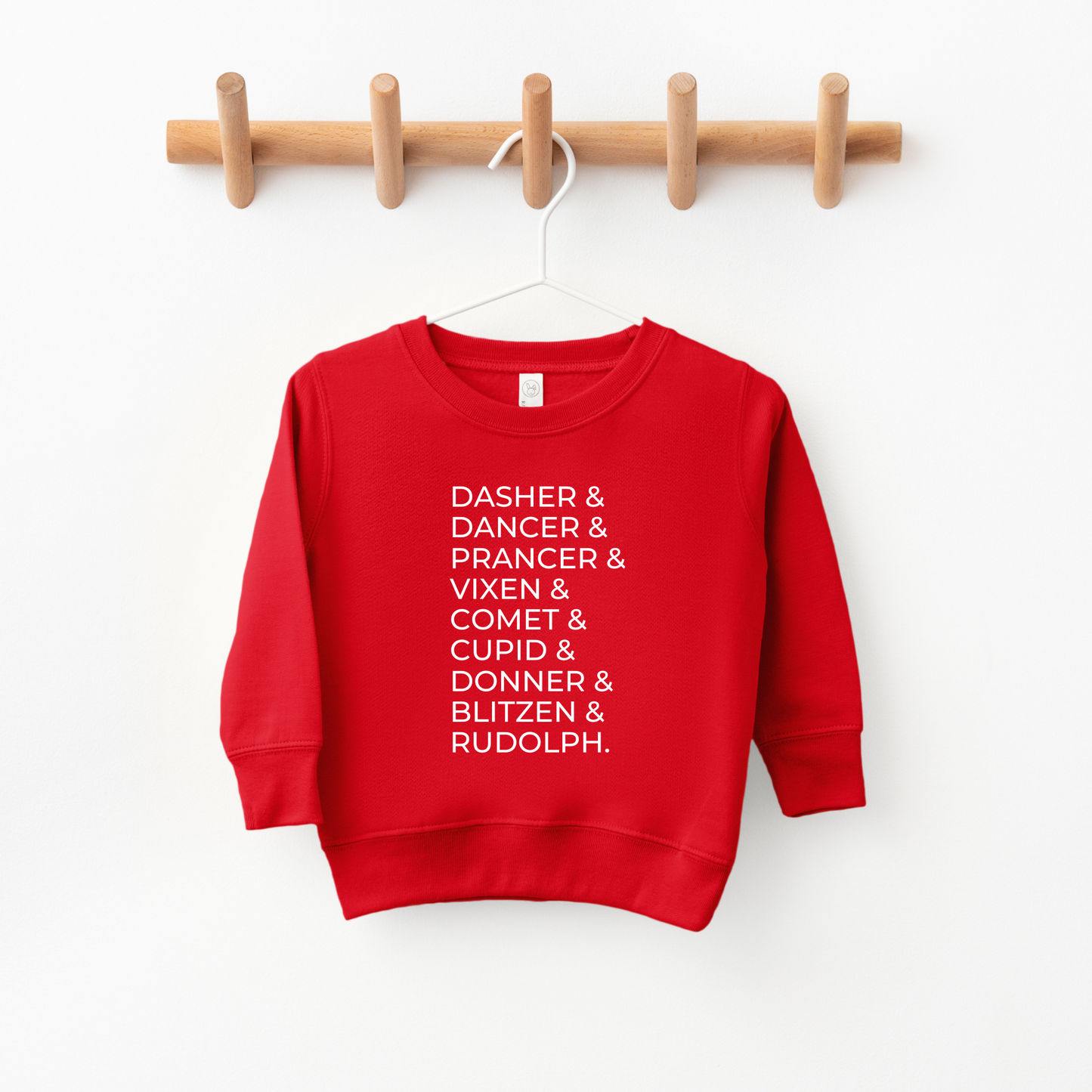 On Dasher, On Dancer... | Youth Fleece Crewneck | Closeout