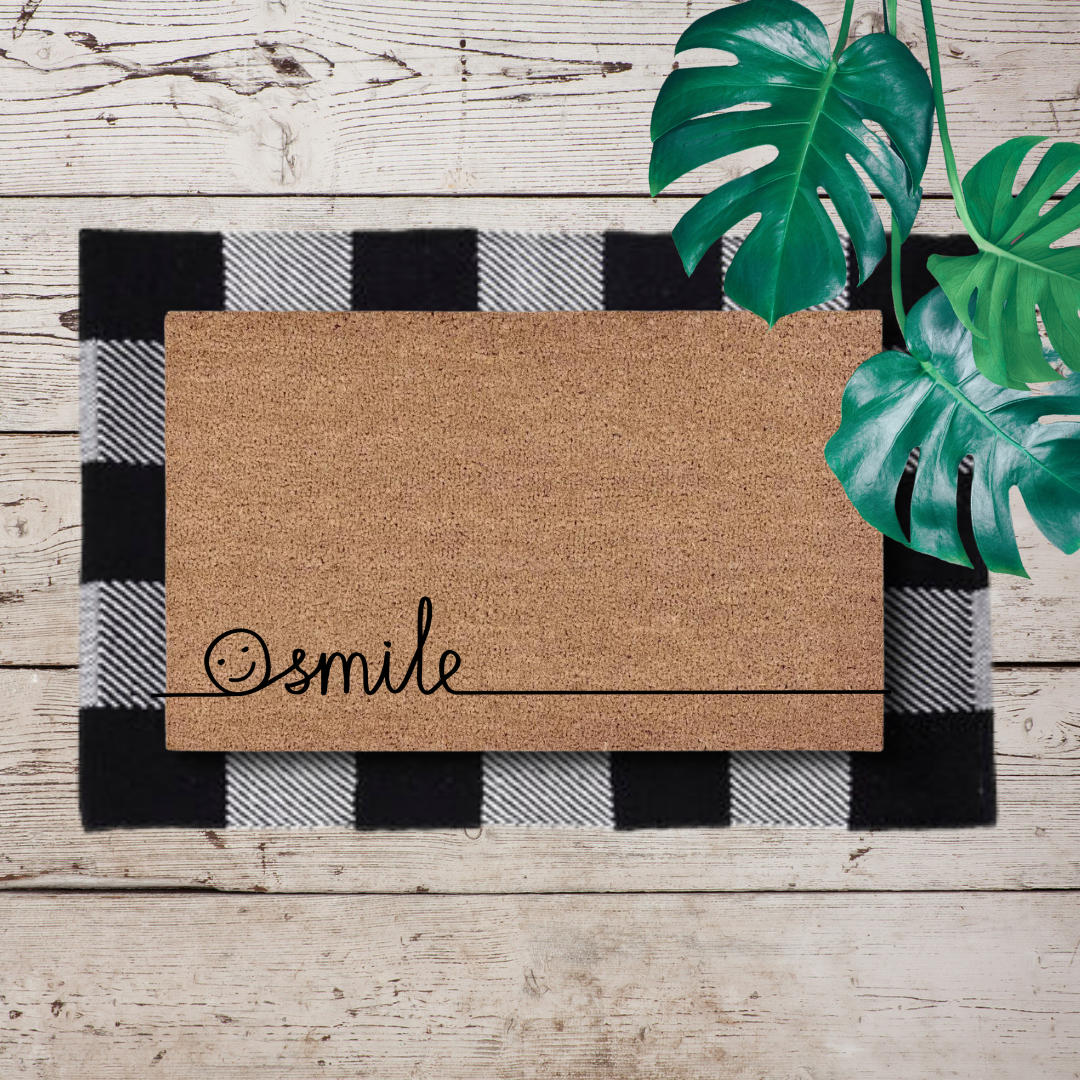 Smile | Custom Doormat