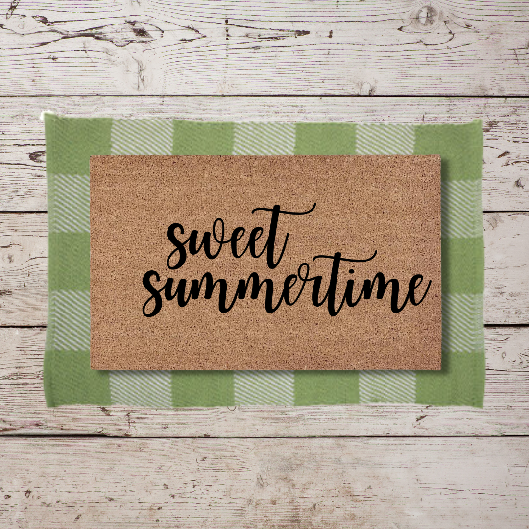 Sweet Summertime | Custom Doormat