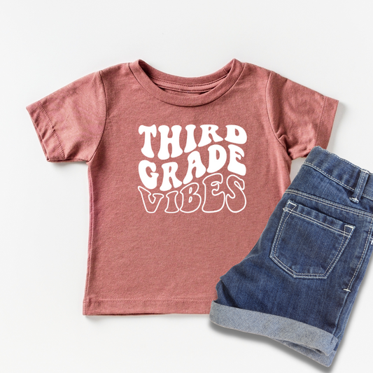 Third Grade Vibes | Short Sleeve Youth Tee