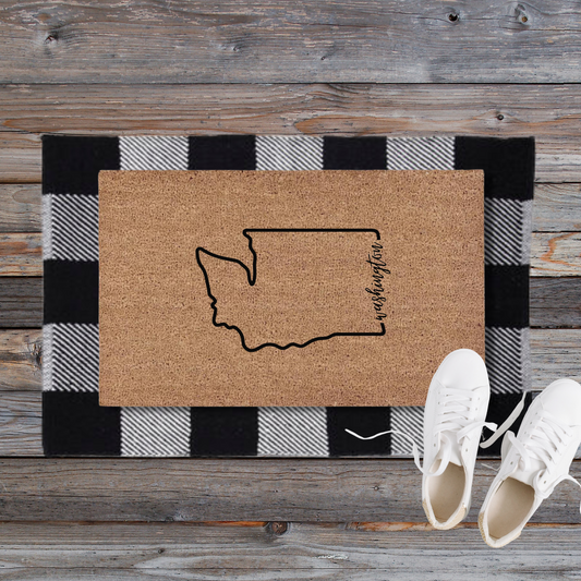 Washington State | Custom Doormat